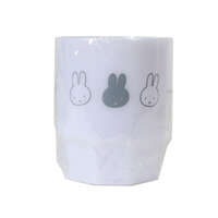 miffy 米飛兔堆疊杯 白色 黑白單色 耐摔 280ml 日本製｜ミッフィースタッキングカップ WH モノトーン