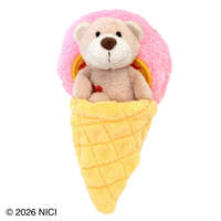 NICI 冰淇淋造型絨毛玩偶吊飾 雙款任選｜NICI BB アイスクリーム