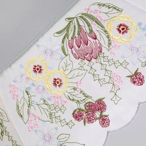 花卉刺繡 遮光100% 晴雨兼用 折疊傘 50cm