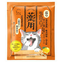 藥用入浴粉 幸福貓咪包裝 生薑蜂蜜／柚子陳皮等4種 40g｜薬用ひといき湯