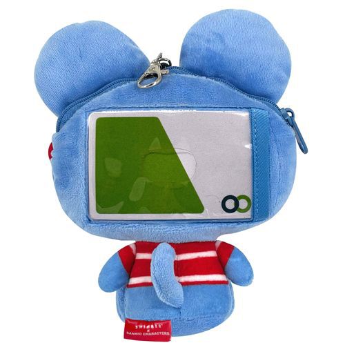 三麗鷗絨毛玩偶伸縮票卡零錢包 SWIMMER聯名款｜SWIMMER×SANRIO（スイマー＆サンリオ） パスケース