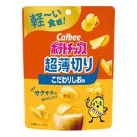Calbee 超薄切薯片 精選鹽味｜カルビー ポテトチップス超薄切り こだわりしお味