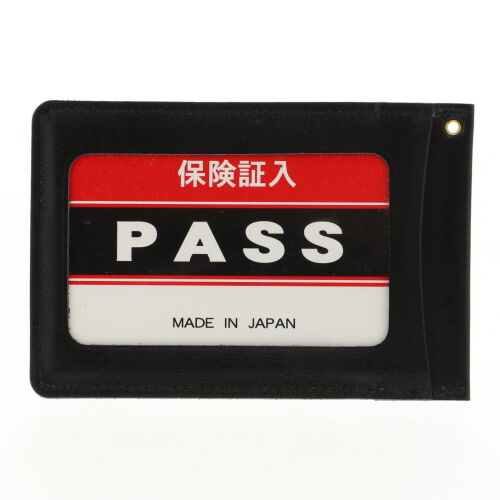 直式牛皮票卡夾 雙面窗 11×7.5cm 日本製 11色｜縦型カラフル単パス入