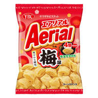 YBC空氣感玉米酥脆 梅子酸香風味 65g｜エアリアル 梅味