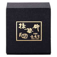 日本製美濃燒抹茶碗 粉引ひより碗 金彩梅花 直徑11.2cm 附盒｜金彩 梅絵 ひより碗（粉引）