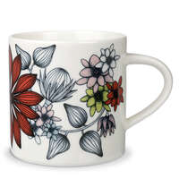 ARABIA Runo Summer Ray 馬克杯 藍色花卉 350ml｜【ARABIA】ルノサマーレイ マグ 0．35l
