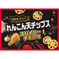 蓮藕天婦羅脆片 香辣雞肉風味 50g｜れんこん天チップス スパイシーチキン味