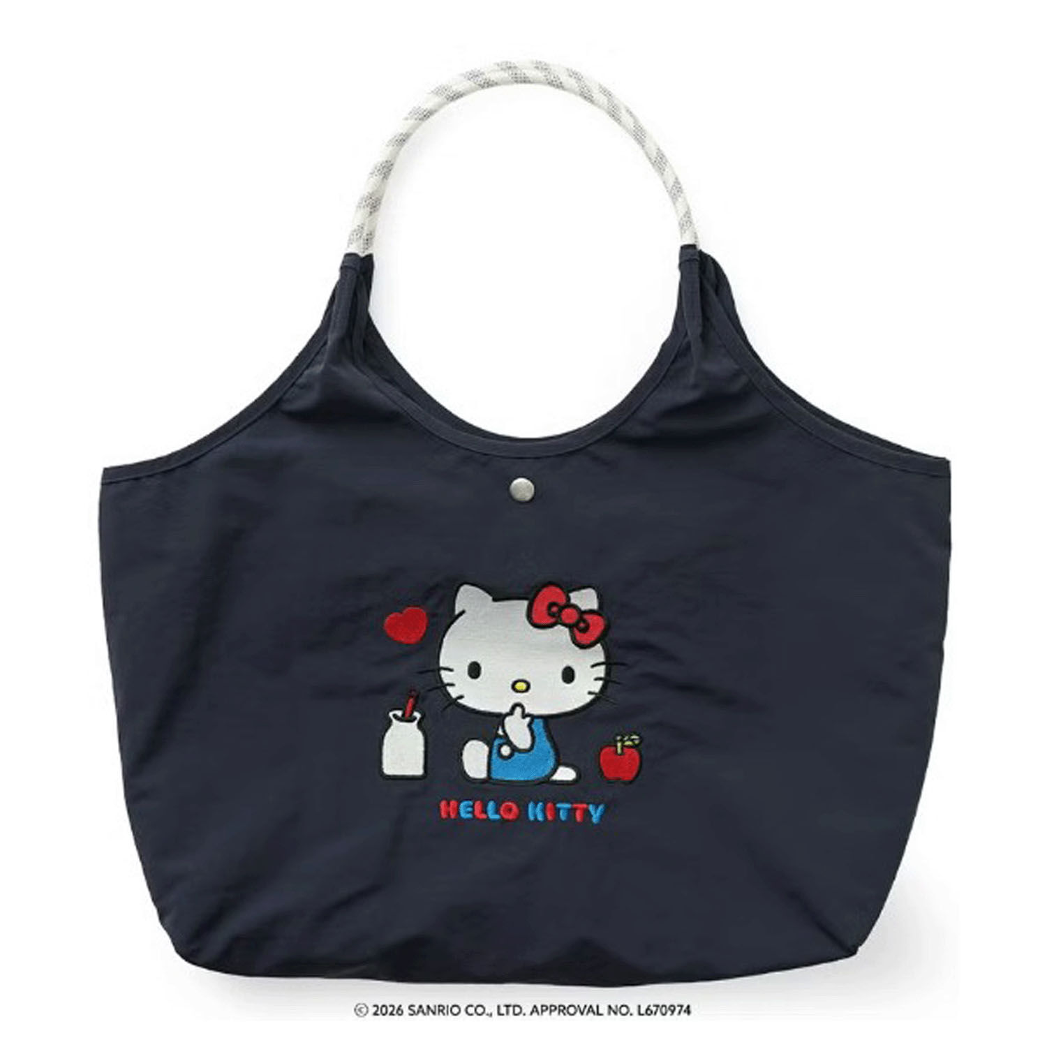 三麗鷗 Kitty 酷洛米 大耳狗 刺繡托特包 撥水【unify】｜unify×サンリオキャラクターズ 刺繍トートバッグ