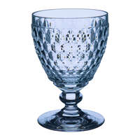Villeroy & Boch Boston 鑽石切割酒杯 藍色 220ml｜ボストンワインブルー1個入