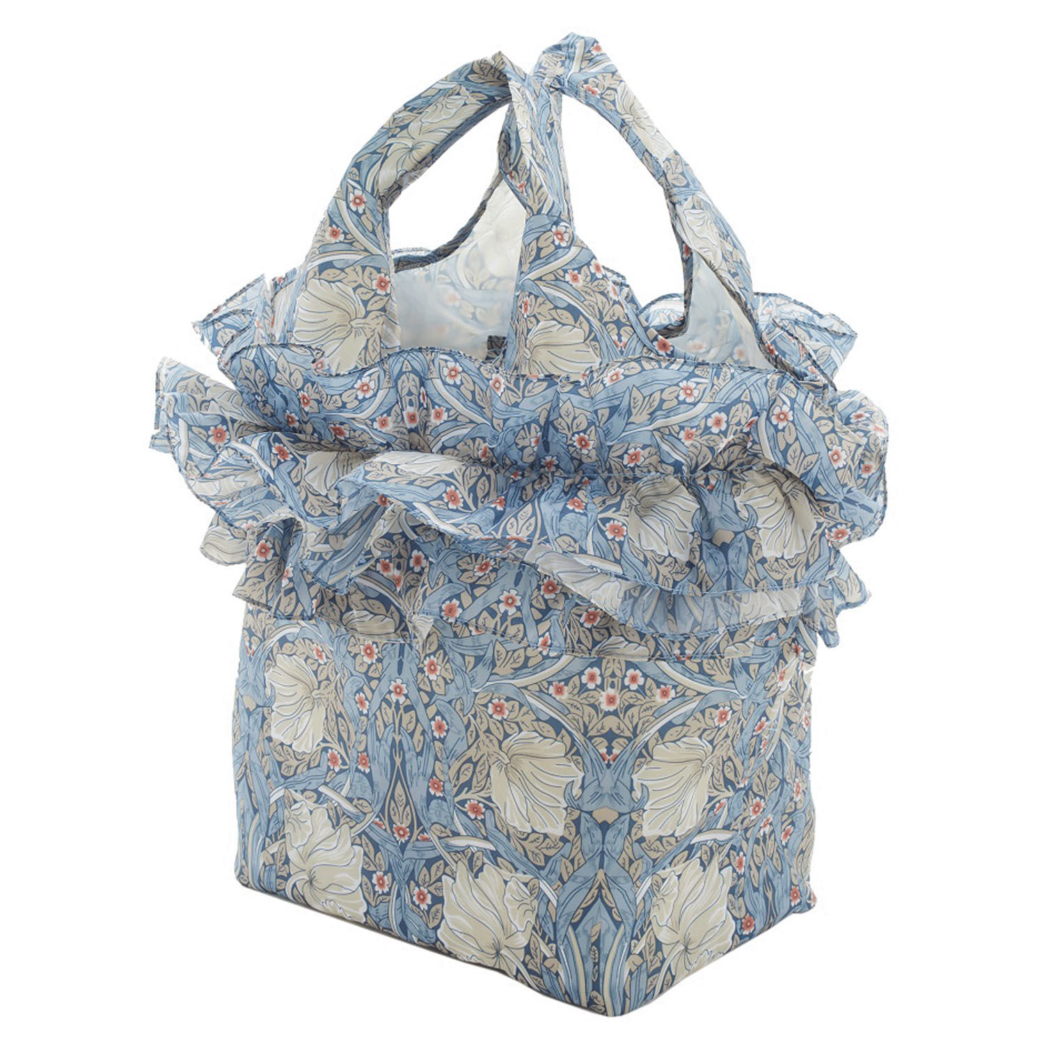 荷葉邊折疊環保購物袋 37×26cm 收進內袋 15款｜フリル付エコバッグ