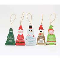 English Tea Shop 聖誕造型三角茶包 5種風味各2包共10入｜EnglishTeaShop クリスマスキャラクターティー10P