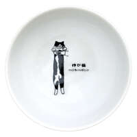 貓咪日常插畫瓷器飯碗 直徑11.5cm 可微波可洗碗機 日本製｜飯碗 猫との日常