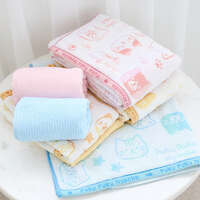 福福貓 貓臉無撚紗毛巾2入組 HAPiNS｜ふくふくにゃんこ フェイス無撚糸2枚組タオル