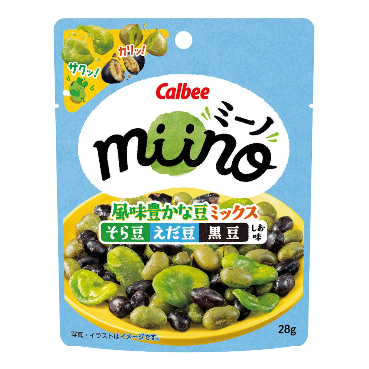 Miino 豐富豆類綜合零食 蠶豆毛豆黑豆鹽味