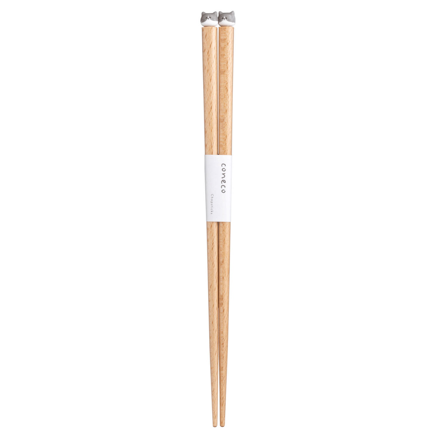 圓滾小貓筷子 CONECO系列 斑點貓・賓士貓・黑貓 22cm｜CONECO箸