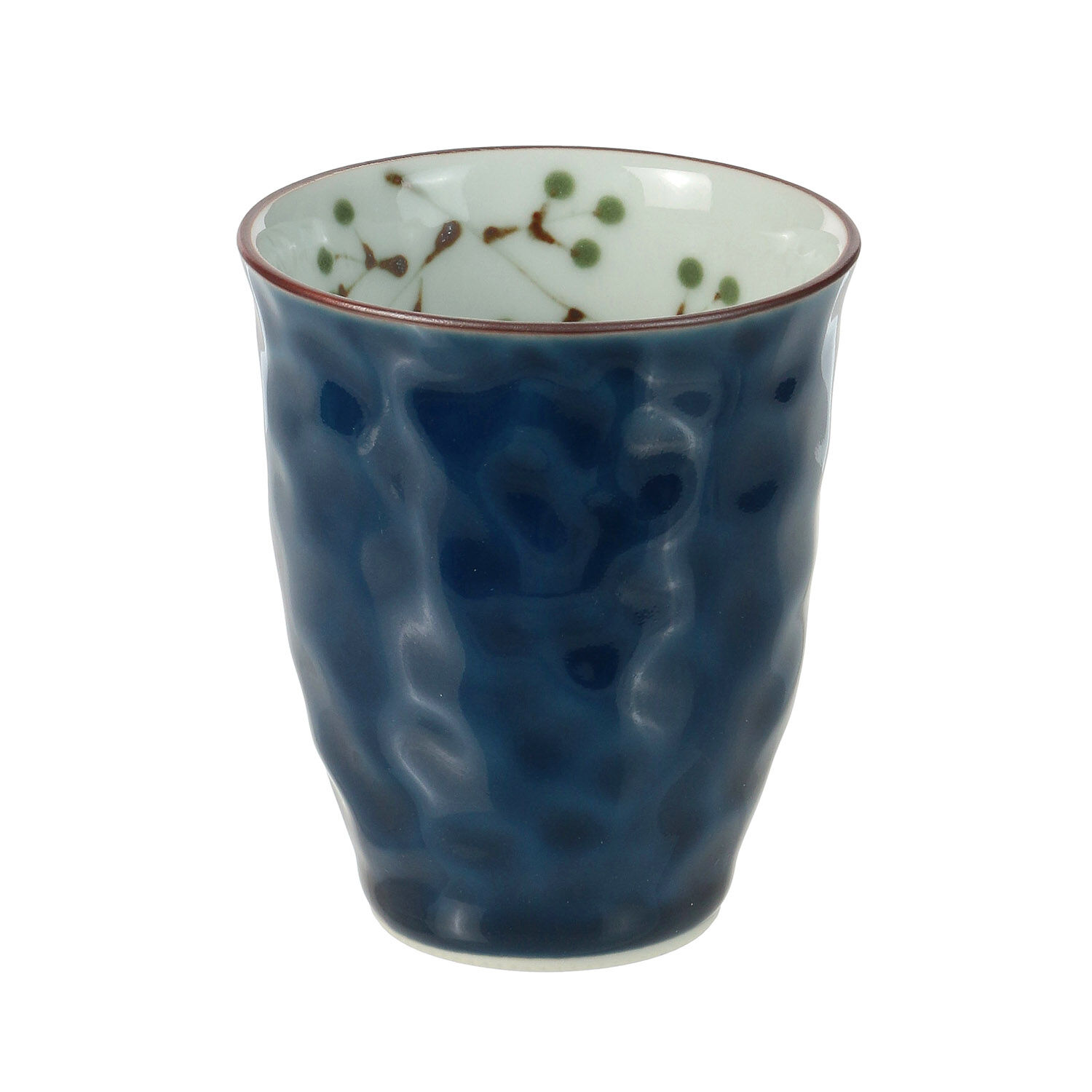 色釉木之實 內側果實圖案瓷器飯碗・湯杯 波佐見燒 可微波｜色釉木の実飯碗湯呑