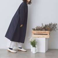 棉質泡泡紗格紋前開襟荷葉領洋裝 衣長110cm身寬127cm cloudnine｜ギンガムチェック前開きワンピース