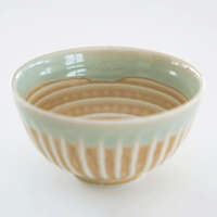 美濃燒 結しのぎ 對碗禮盒 2入 磁器飯碗 直徑11.5cm｜ペア茶碗セット  結しのぎ