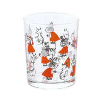 MOOMIN 嚕嚕米小不點玻璃杯 220ml 杯內也看得到圖案 貓咪／小狗｜ムーミン リトルミイプラス ガラスタンブラー