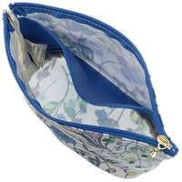 迪士尼蒂蒂植物花卉印花化妝包 日本製棉質附側幅收納袋｜デール ボタニカルフラワーポーチ