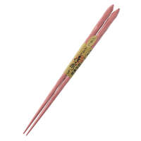江戶木箸 斧折樺手雕筷 うるし手彫り 白23.5cm・粉21.5cm｜江戸木箸 うるし手彫り斧折れ樺