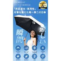 【CICIBELLA】205g全遮光一鍵自動開合花柄折疊晴雨傘｜【NEW】ワンタッチ花柄折りたたみ傘