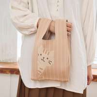 福福貓 針織手提包｜ふくふくにゃんこ ニットバッグ