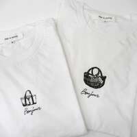 【ANGE IN DISGUISE】托特包圖案印花T恤 白色 ｜ANGE IN DISGUISE プリントTシャツ "トートバッグ"