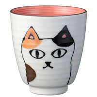波佐見燒 貓咪瓷杯 大 直徑7.8cm 日本製 三款｜ねこねこ コップ（大）
