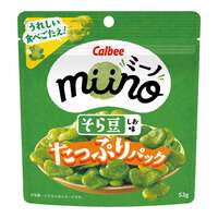 Miino 蠶豆鹽味大容量包｜ミーノ miino そら豆しお味 たっぷりパック