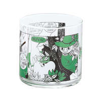 MOOMIN 嚕嚕米漫畫風玻璃杯 330ml 三款圖案可選｜ムーミン コミックグラス ガラスタンブラー