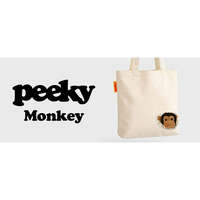 動物探頭帆布托特包 39.5×39cm A4可放【SUCK UK】｜SUCK UK Peeky トートバッグ