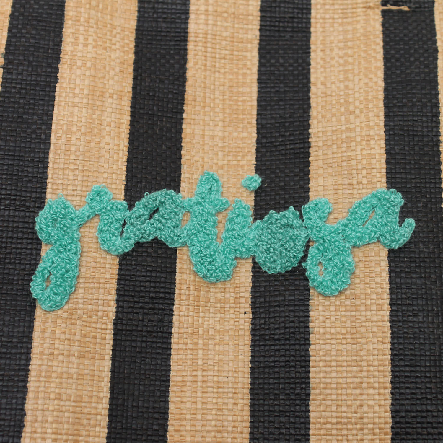 天鵝絨刺繡條紋混合材料兩用包｜日系包款・日本直送