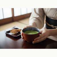有田燒抹茶碗 一碗一景 紅景 窯變釉色 木箱裝附日英說明 日本製｜一碗一景 抹茶碗 紅景