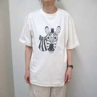 【ALL HOURS】斑馬印花T恤 象牙白 ｜ALL HOURS プリントTシャツ シマウマ
