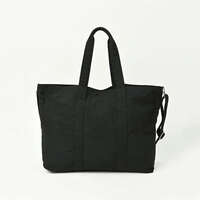 撥水帆布大容量托特包 2WAY可肩背 40×50cm 3色【Kiu】｜Kiu キャンバスビッグキャリーバッグ