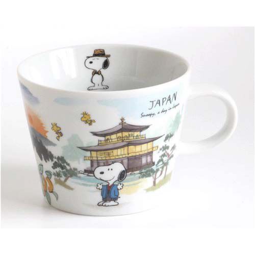 PEANUTS 史努比世界旅行馬克杯 美濃燒 28款城市圖案 340ml｜スヌーピー 世界旅行マグ