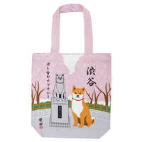 柴犬柴田 日本風景A4托特包 39×38cm 10款｜A4トート ご当地しばたさん