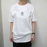 【ANGE IN DISGUISE】托特包圖案印花T恤 白色 ｜ANGE IN DISGUISE プリントTシャツ "トートバッグ"
